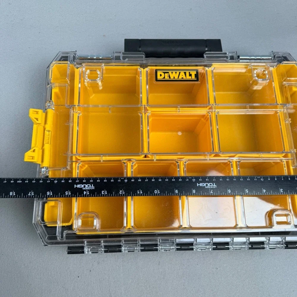 DEWALT TSTAK Clear Lid Organizer 9 Compartment Tool‎ Storage Case DWST17805
